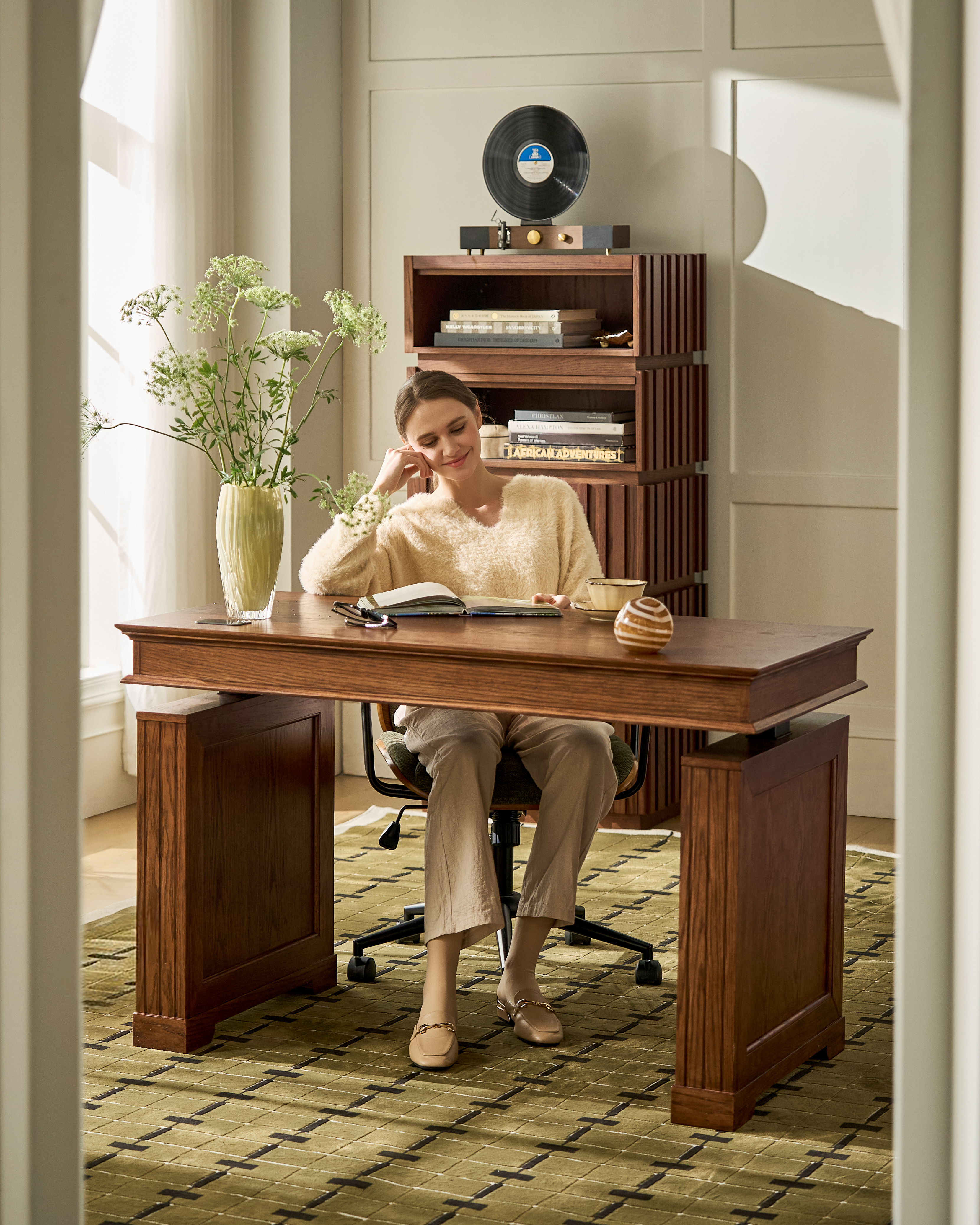 Ergonomic home office setup