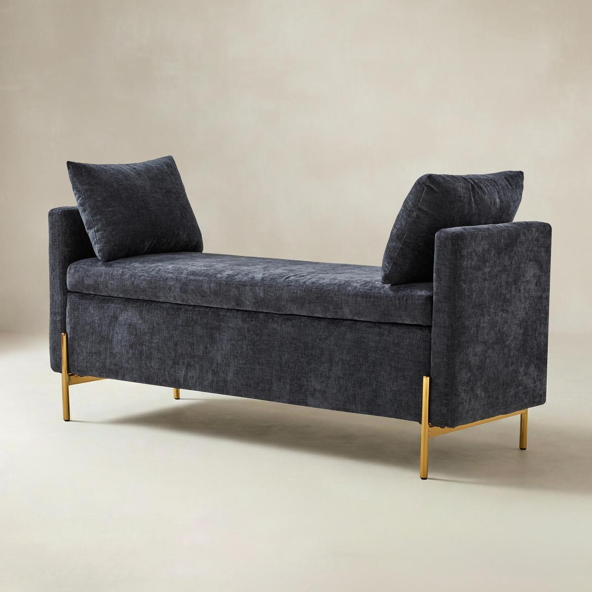 Arvid Flip Top Upholstered Storage Bench