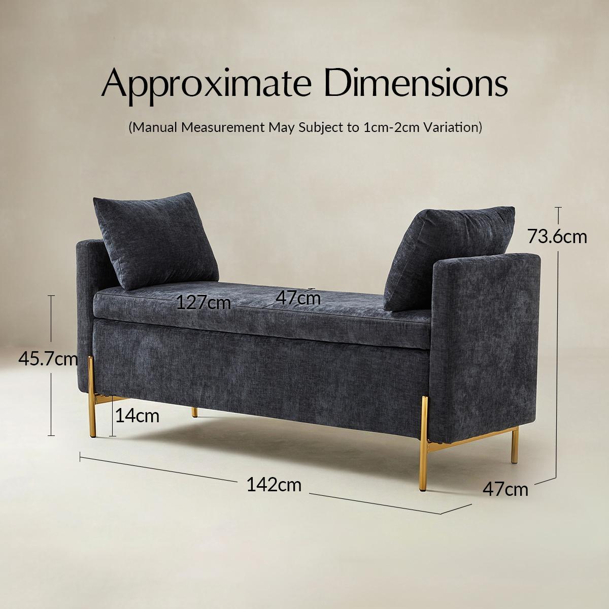 Arvid Flip Top Upholstered Storage Bench