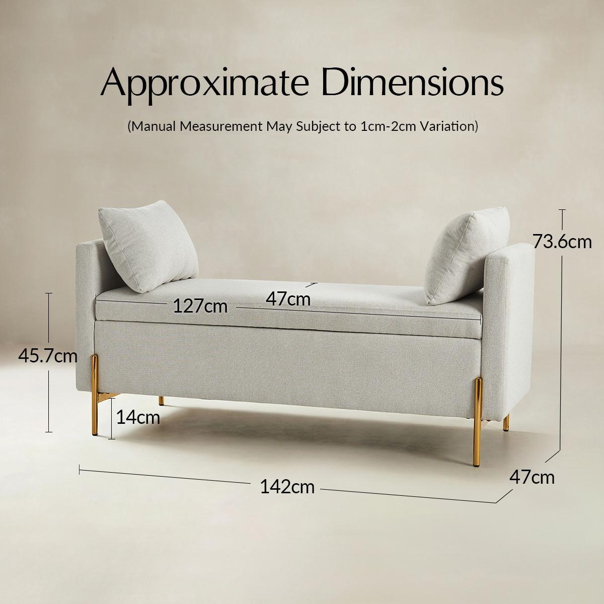 Arvid Flip Top Upholstered Storage Bench