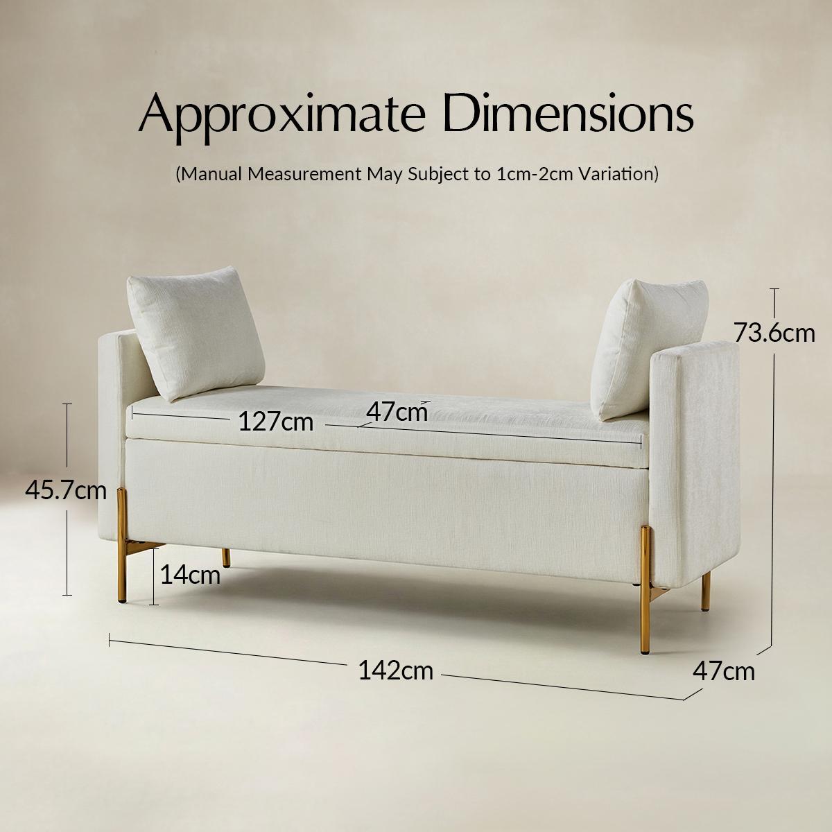 Arvid Flip Top Upholstered Storage Bench