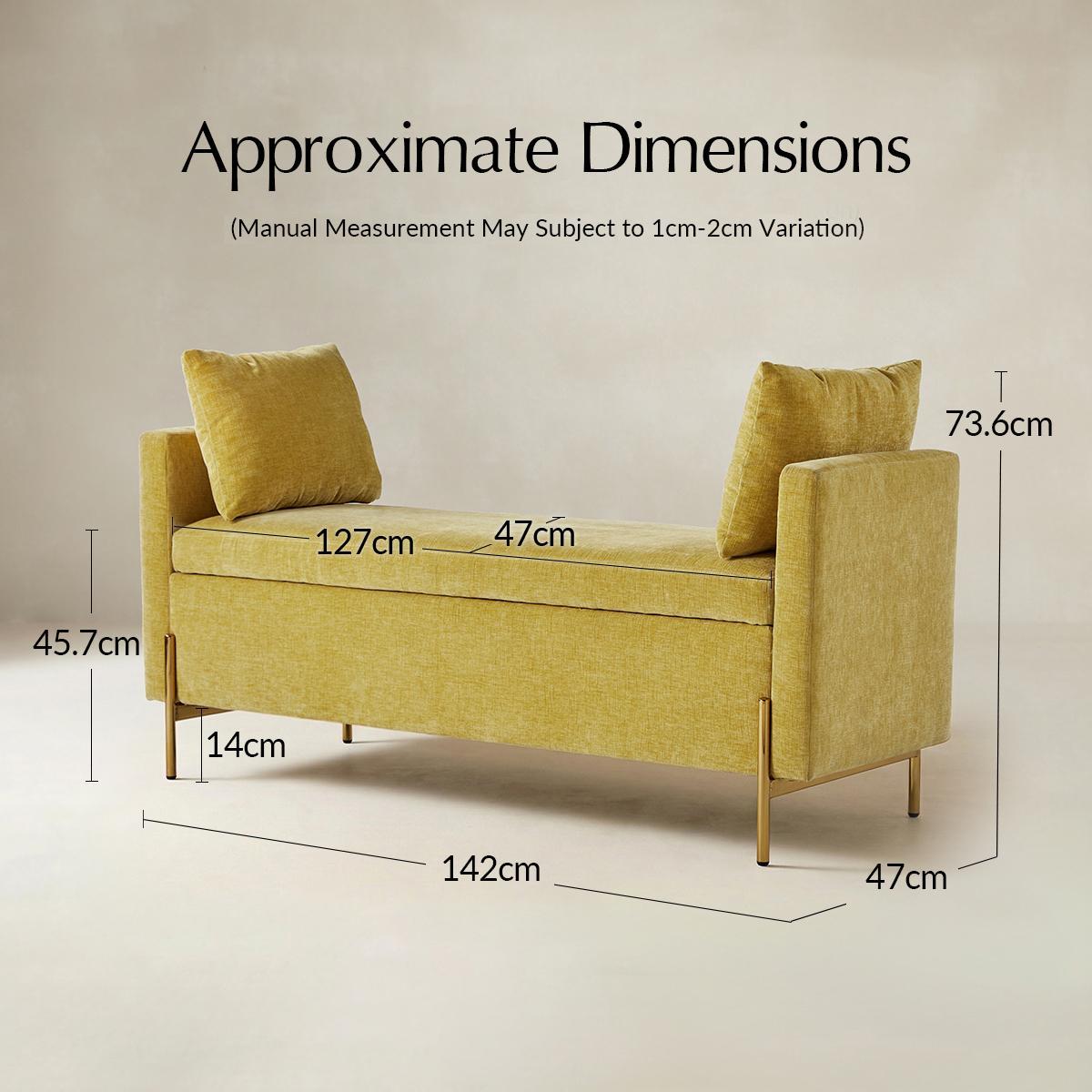 Arvid Flip Top Upholstered Storage Bench