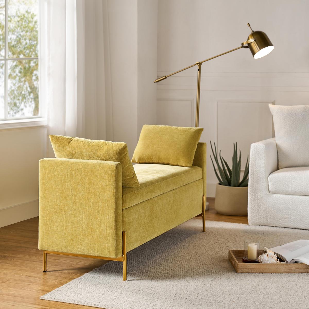 Arvid Flip Top Upholstered Storage Bench