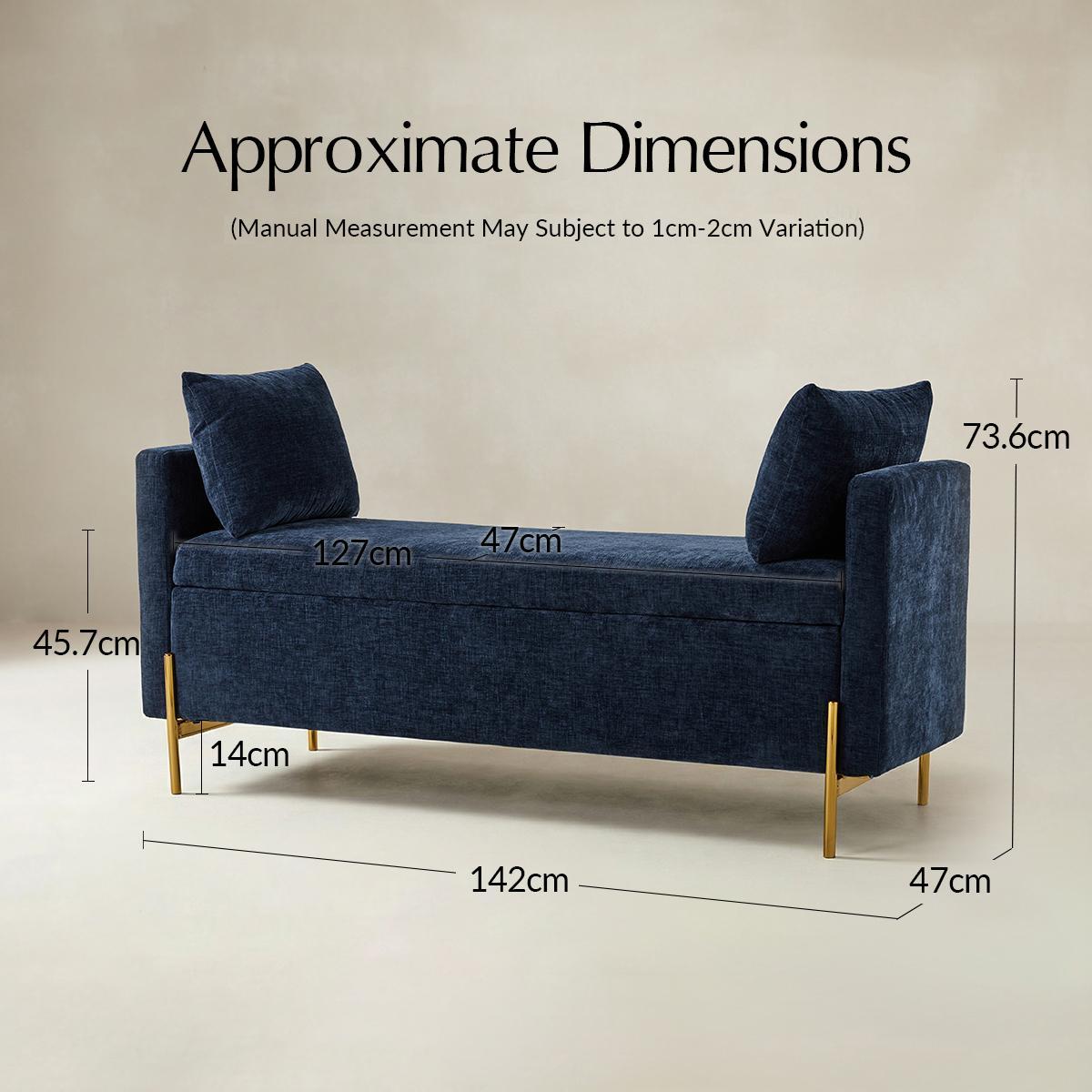 Arvid Flip Top Upholstered Storage Bench