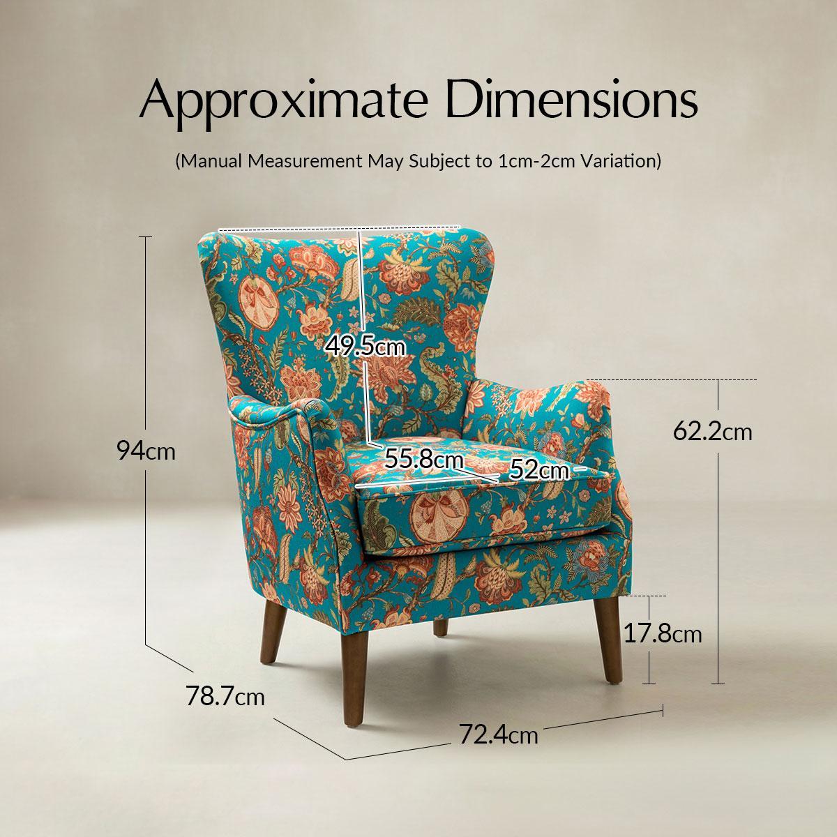 Johannes Classic Wingback Elegant Timeless Design Armchair