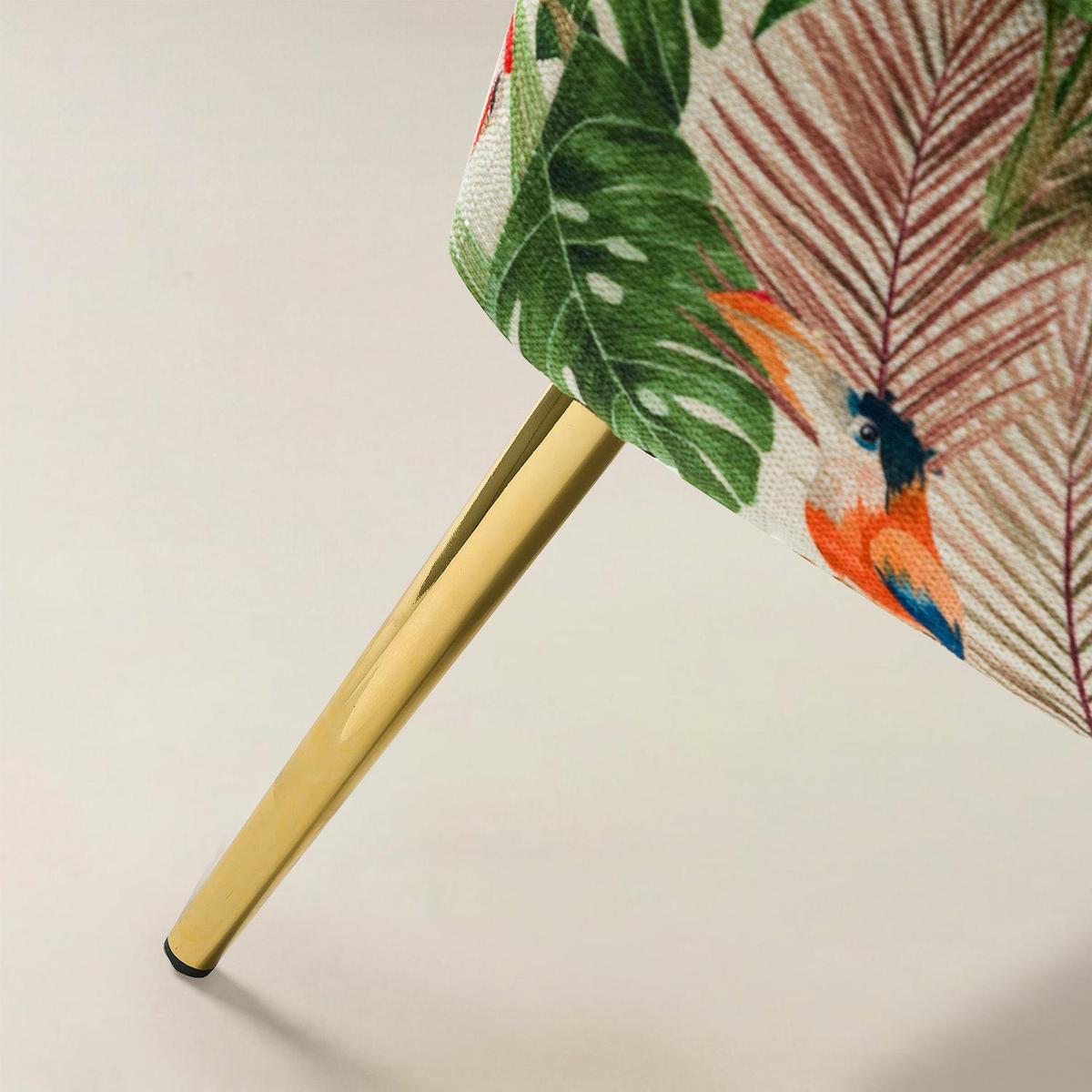 Coraline Elegant Comfort in a Wingback Floral Accent Chair