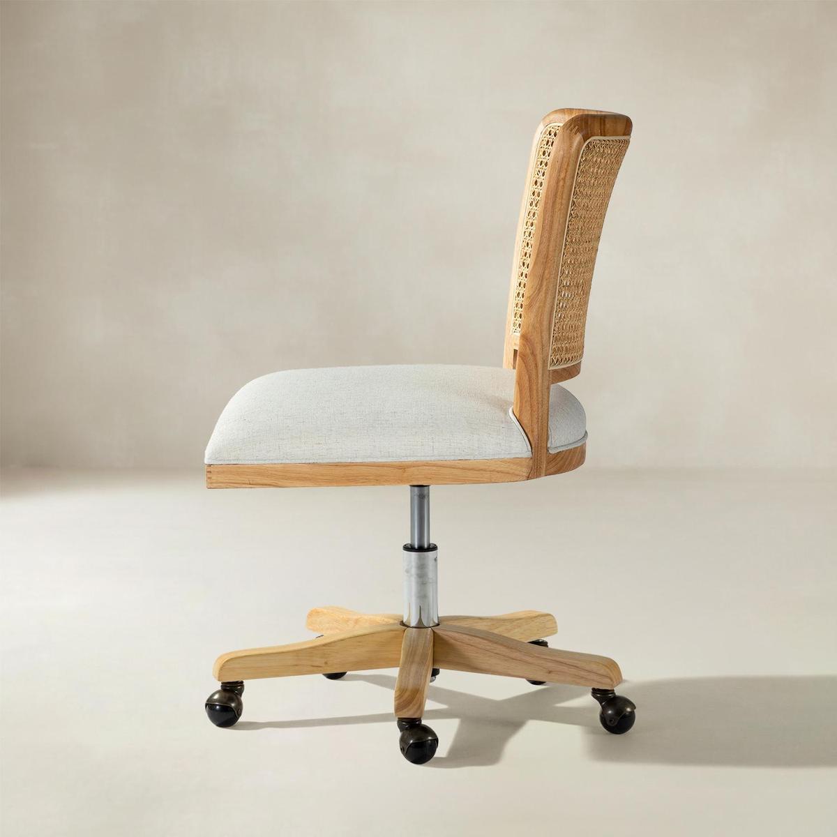 Blanca Cane Back Swivel Adjustable Height Office Chair