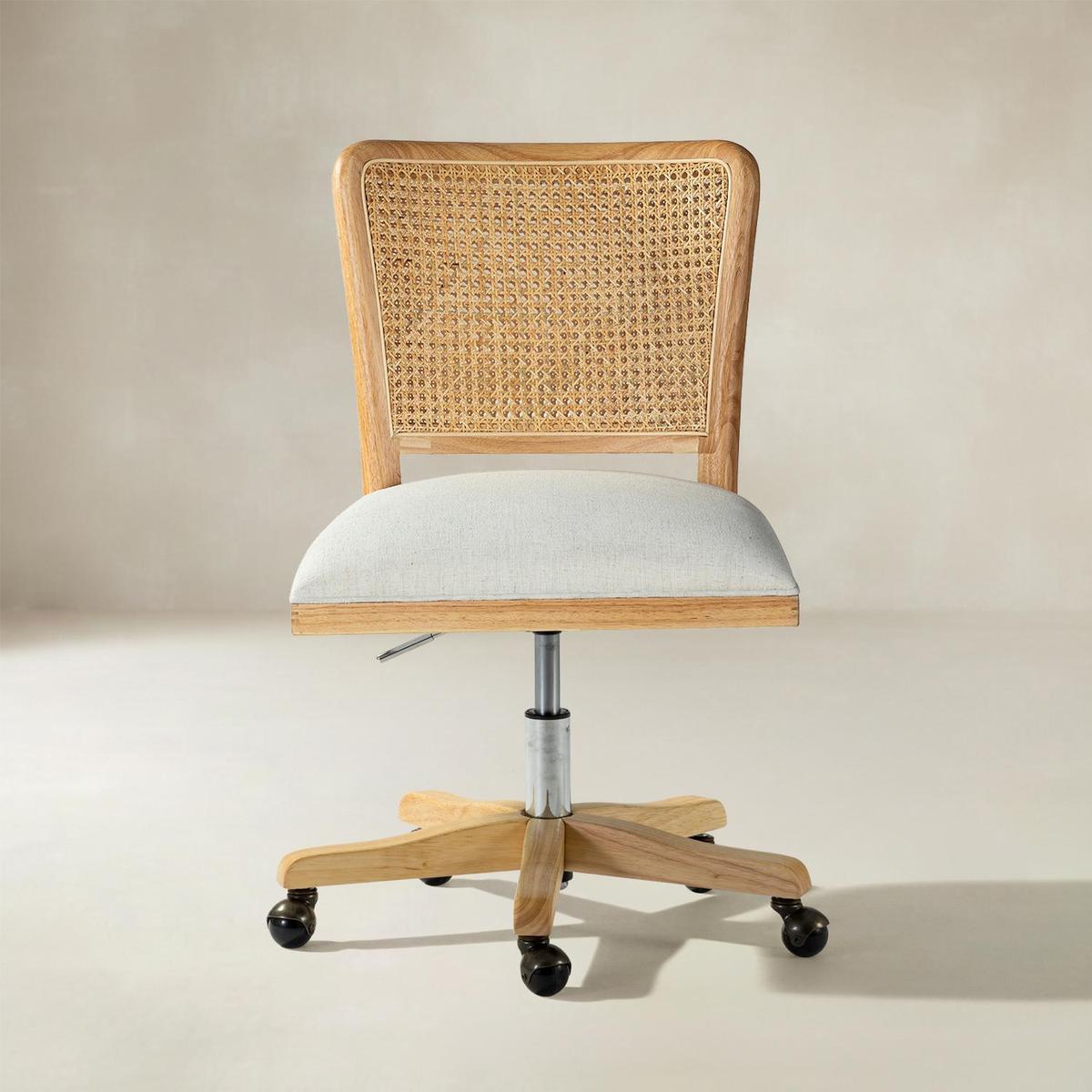 Blanca Cane Back Swivel Adjustable Height Office Chair
