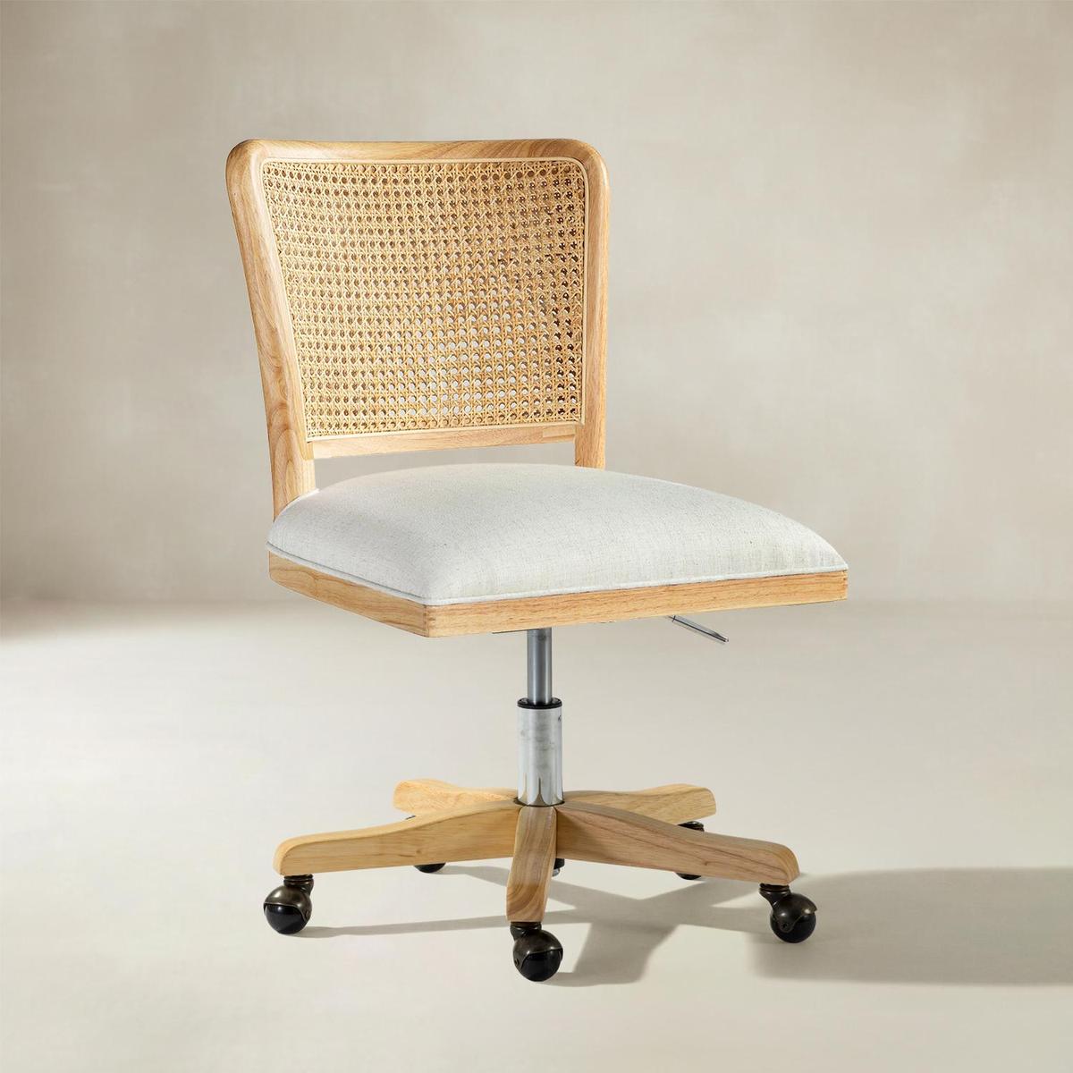 Blanca Cane Back Swivel Adjustable Height Office Chair