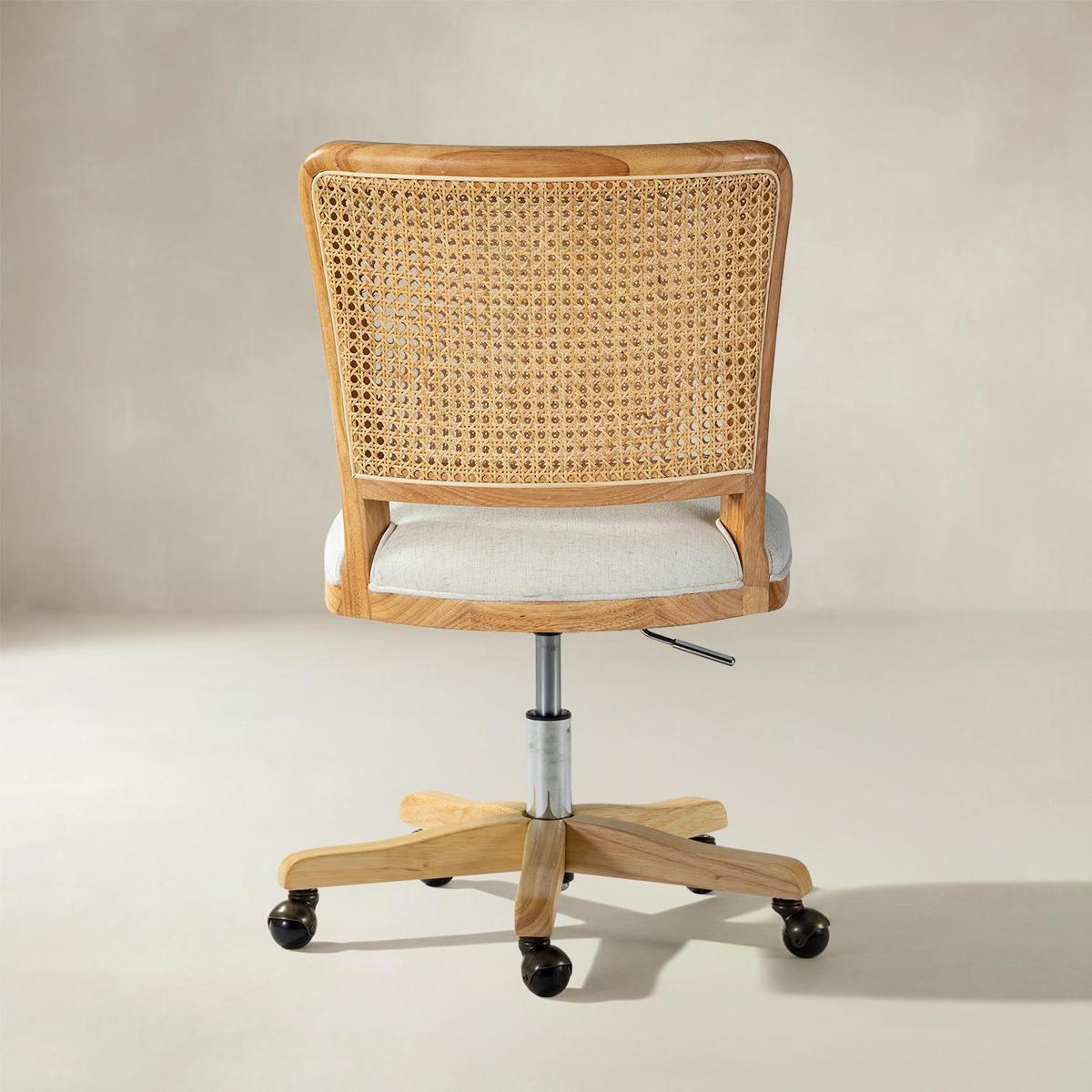 Blanca Cane Back Swivel Adjustable Height Office Chair