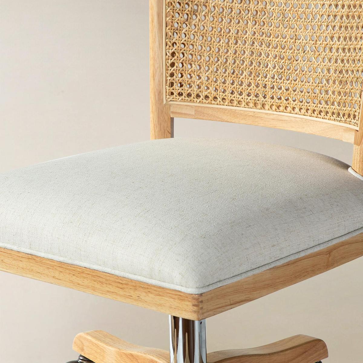Blanca Cane Back Swivel Adjustable Height Office Chair