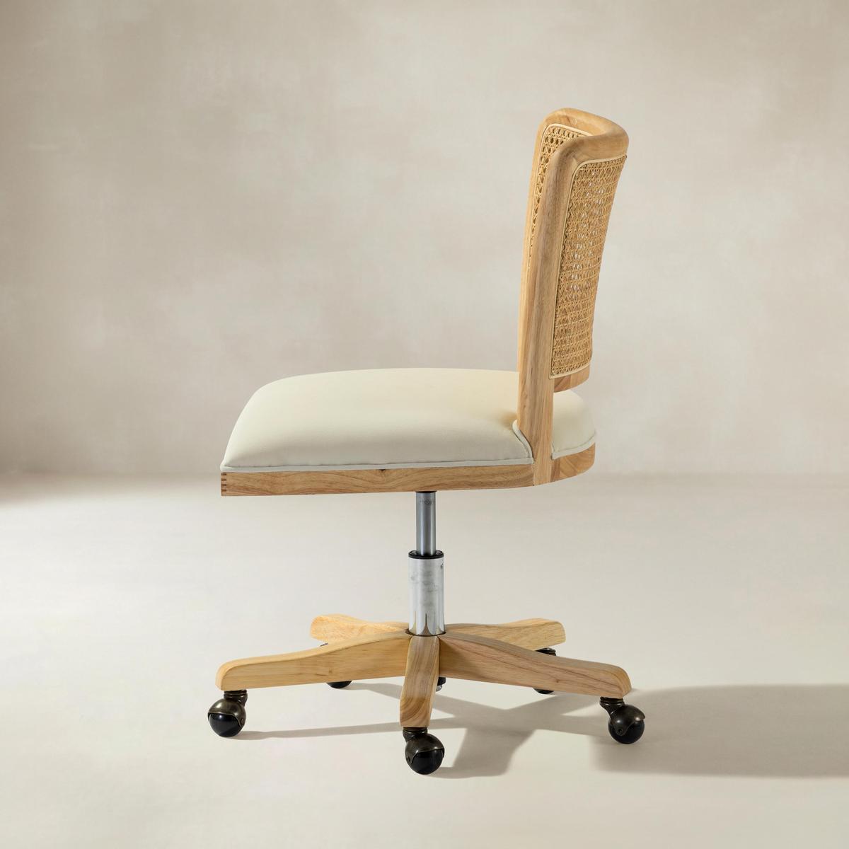 Blanca Cane Back Swivel Adjustable Height Office Chair