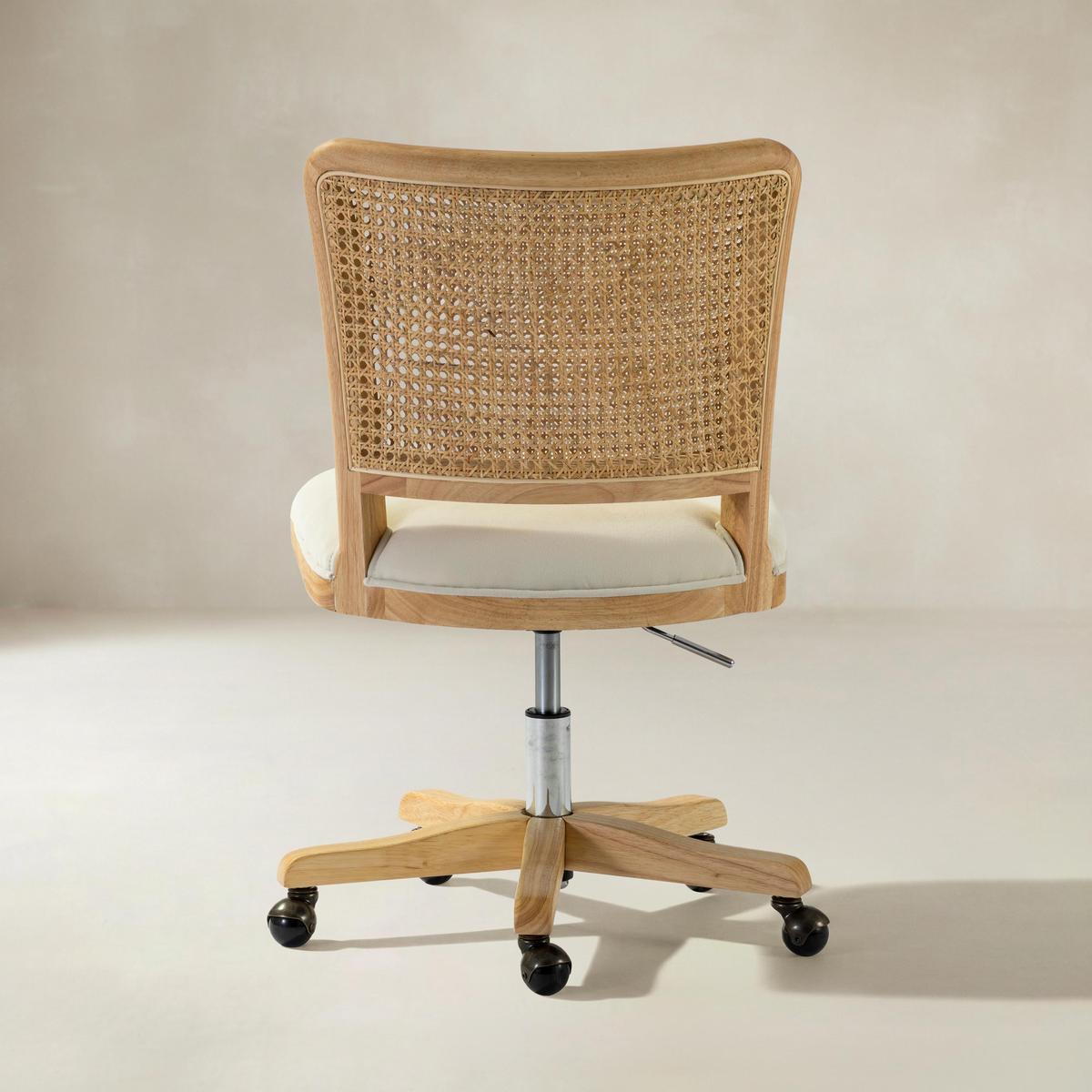 Blanca Cane Back Swivel Adjustable Height Office Chair