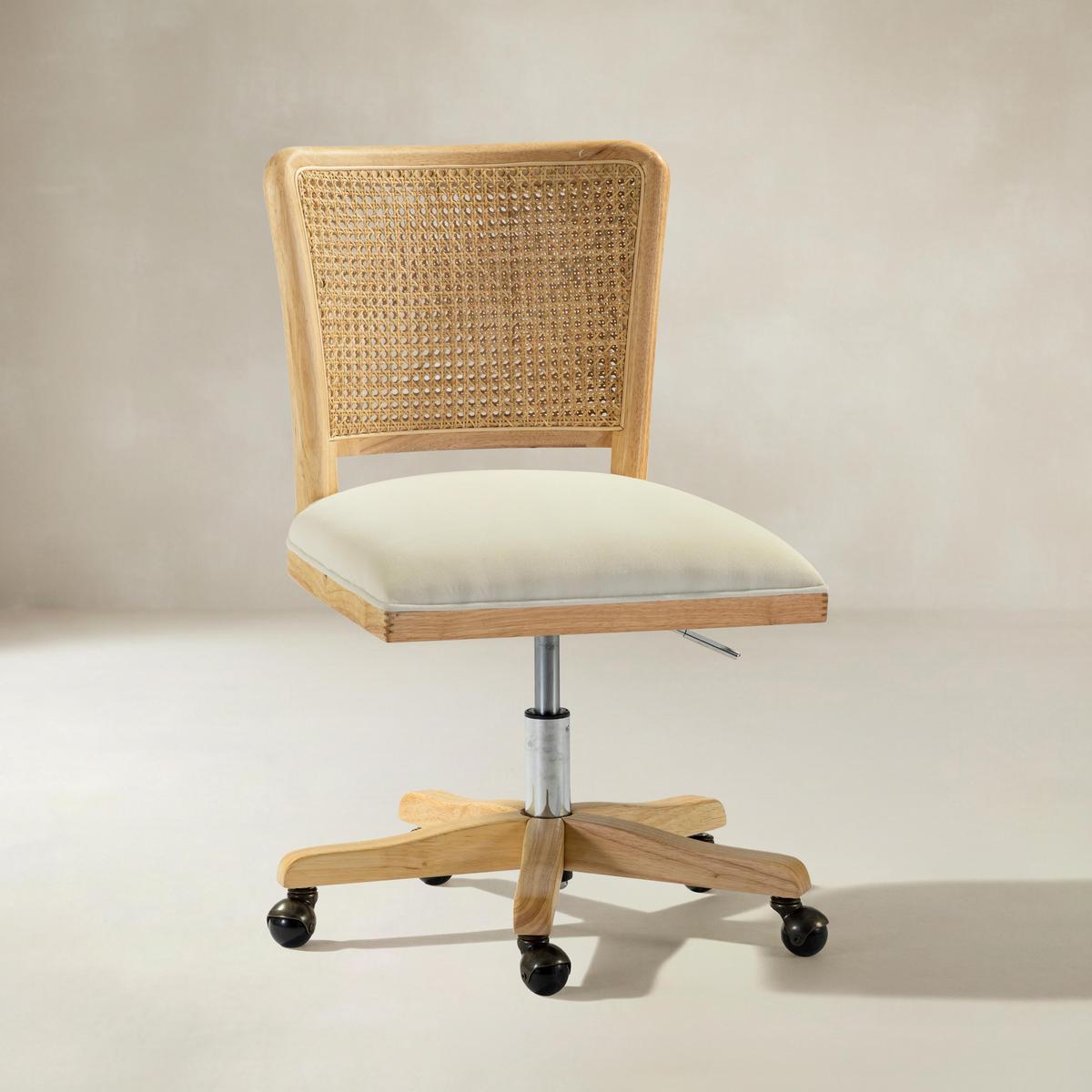 Blanca Cane Back Swivel Adjustable Height Office Chair