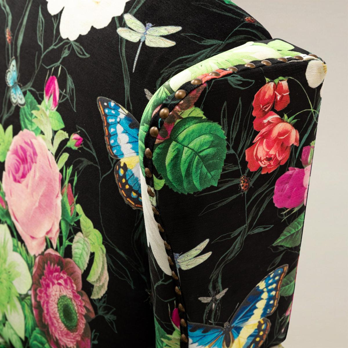 Felix Wingback Armchair with Sturdy Spindle Legs