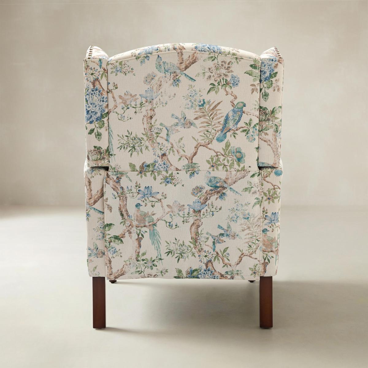 Felix Wingback Armchair with Sturdy Spindle Legs