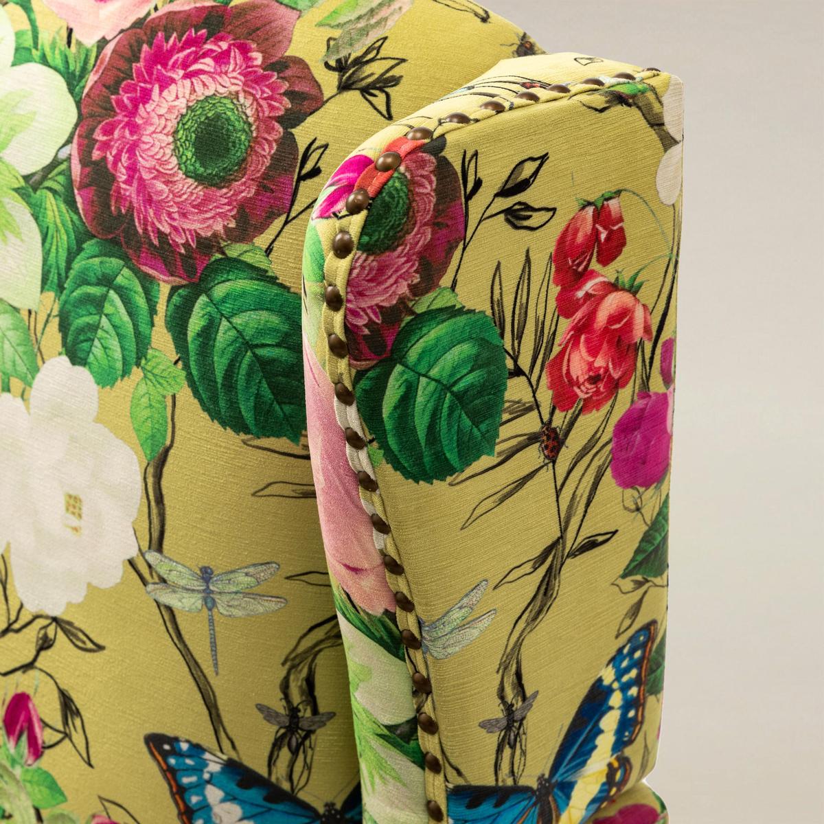 Felix Wingback Armchair with Sturdy Spindle Legs