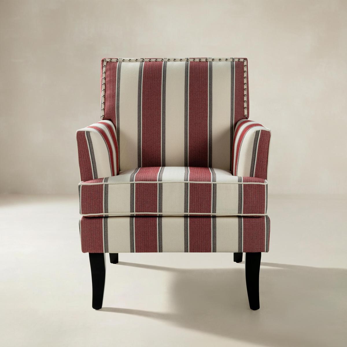 Bradley Modern Classic Armchair with Nailhead Trim