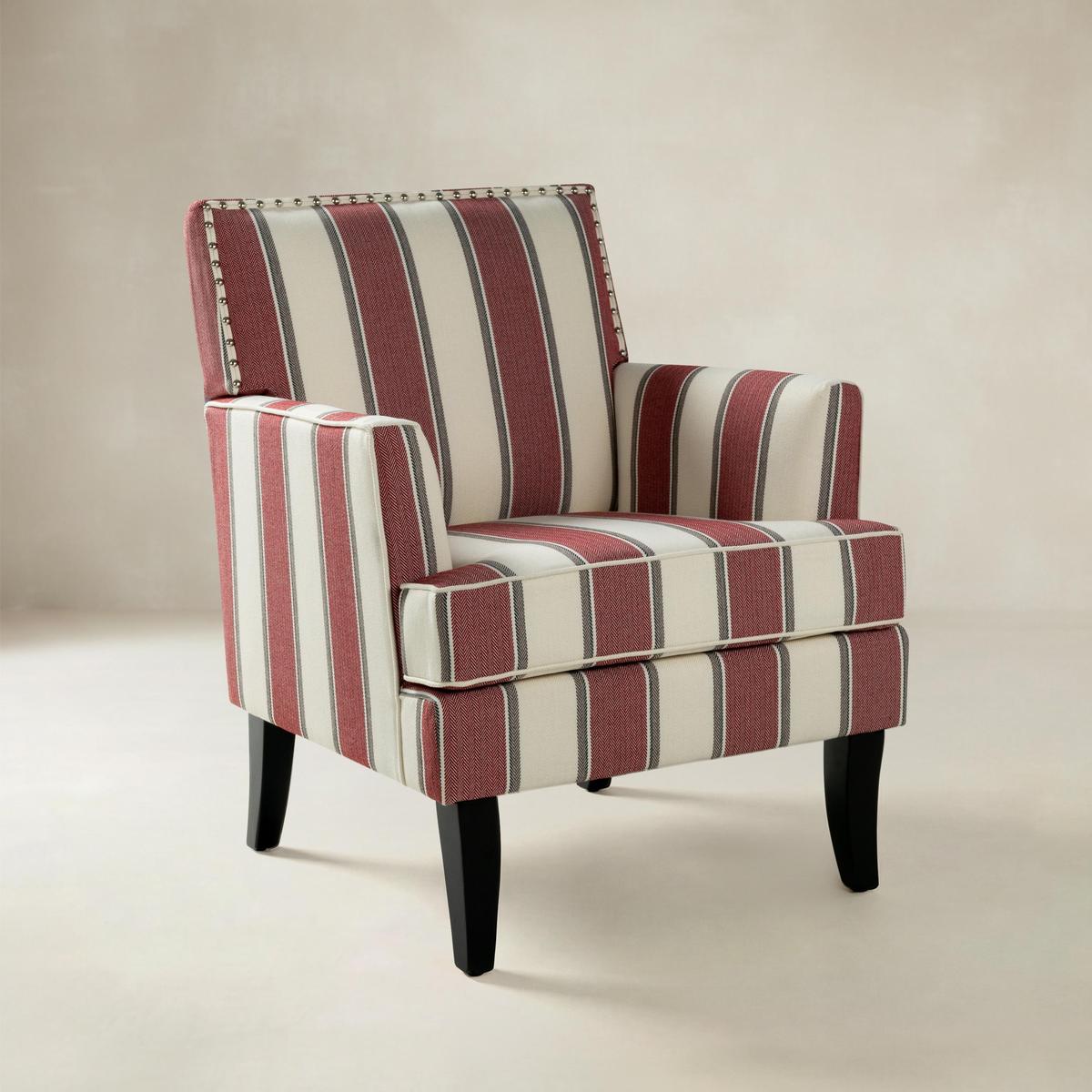 Bradley Modern Classic Armchair with Nailhead Trim