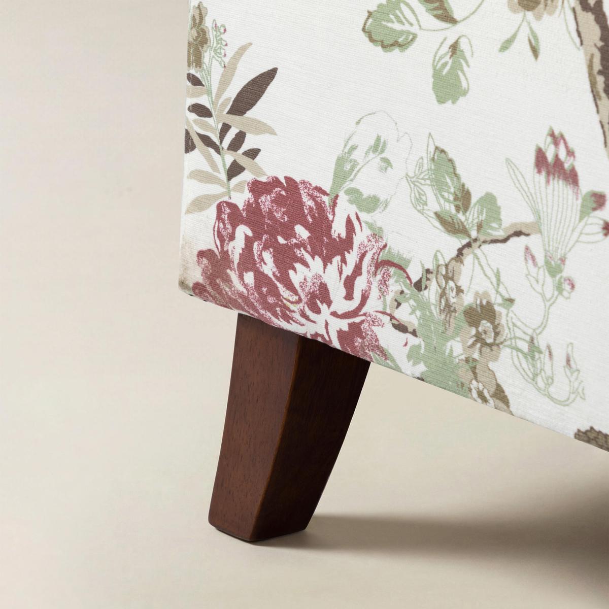 Artemisa Modern Floral Pattern Upholstered Wingback Armchair