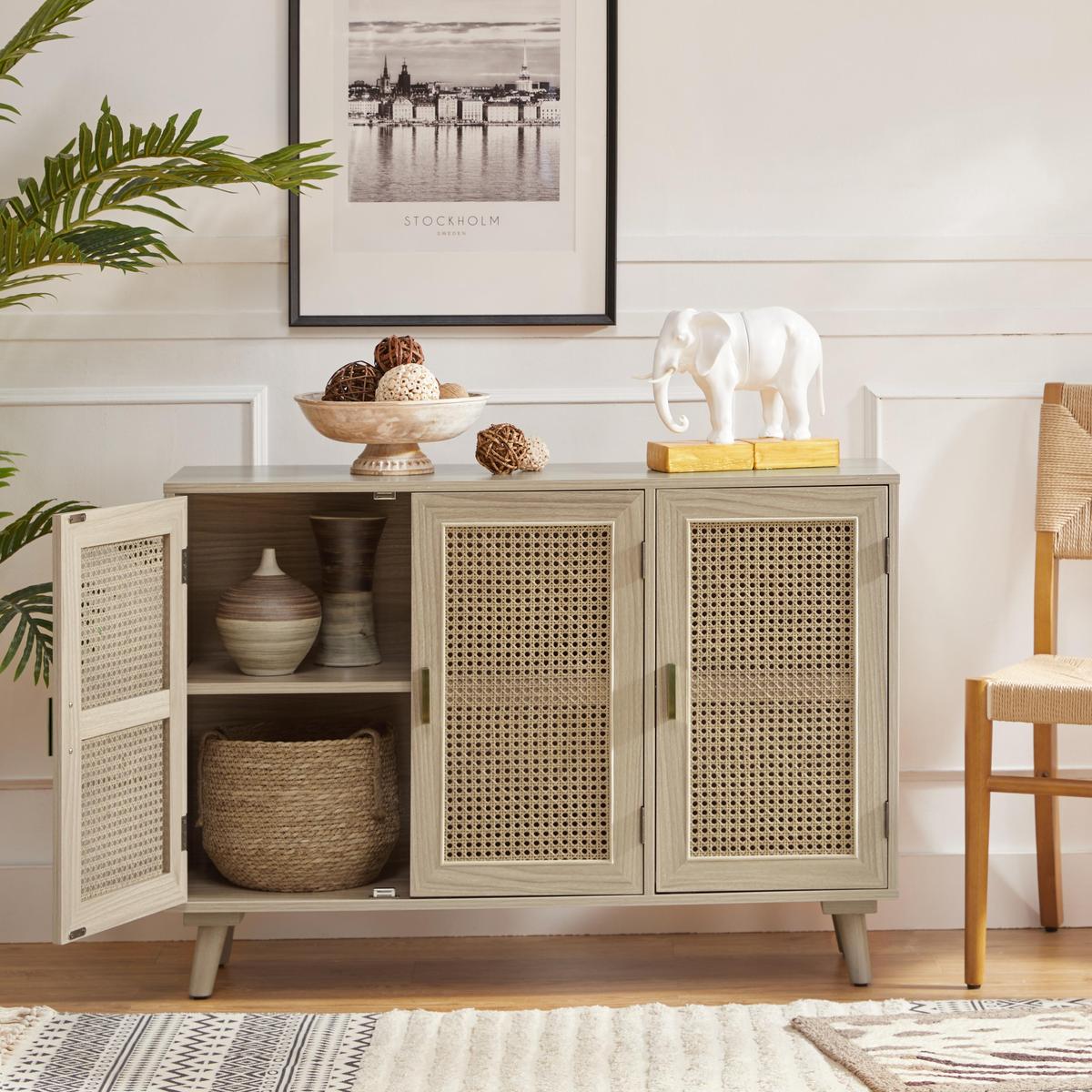 Dario 3-Door Accent Cabinet