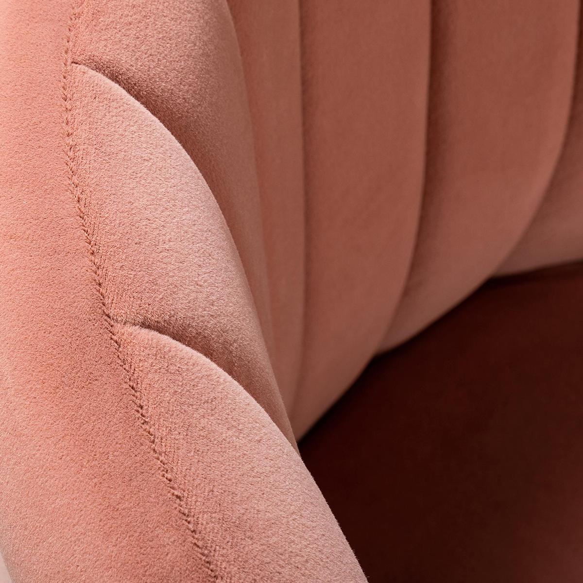 Chandra Modern Velvet Gold Swivel Adjustable Chair