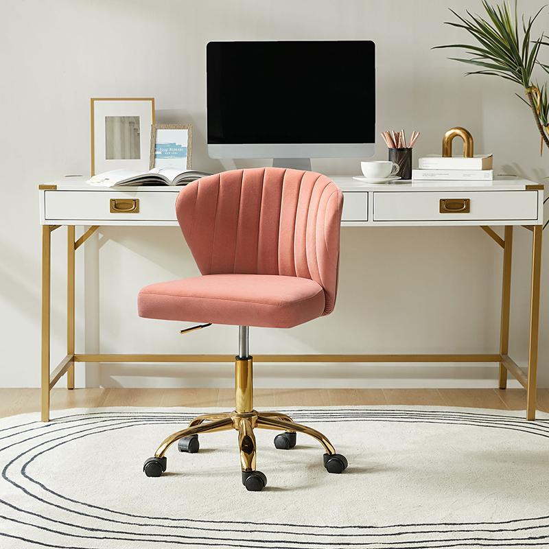 Chandra Velvet Office Chair - HULALA HOME