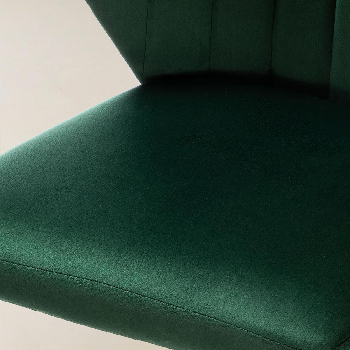 Chandra Velvet Office Chair - HULALA HOME