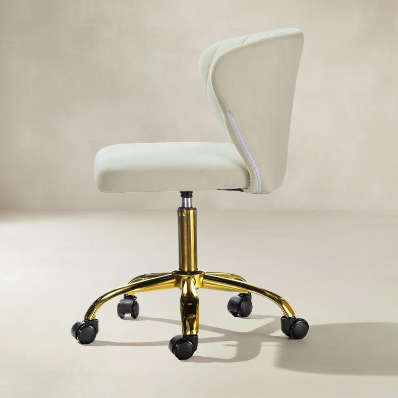 Chandra Velvet Office Chair - HULALA HOME