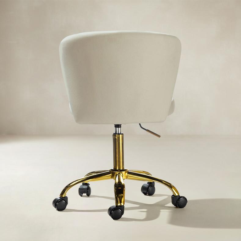 Chandra Velvet Office Chair - HULALA HOME