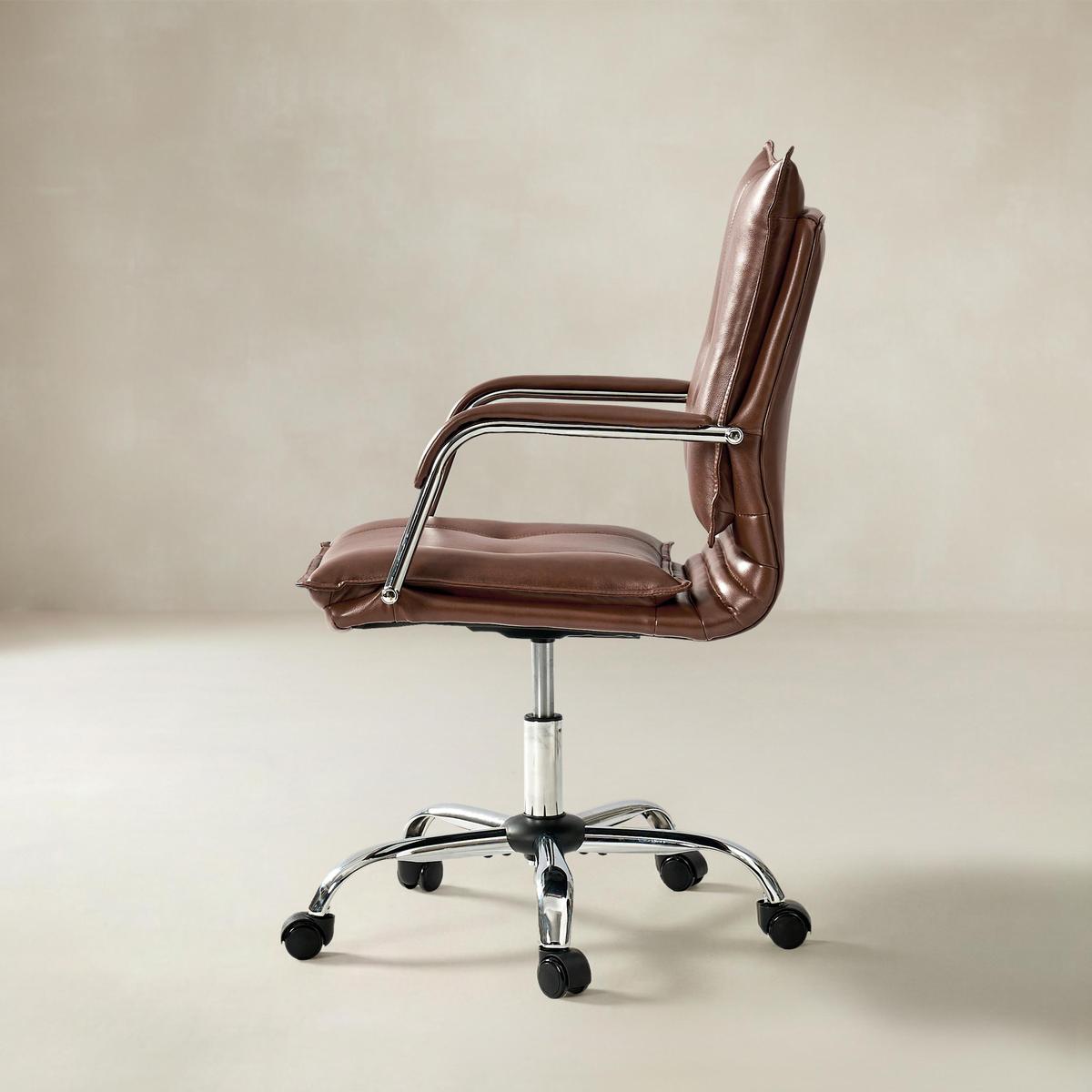 Doug Adjustable Swivel Office Chair with Padded Arms