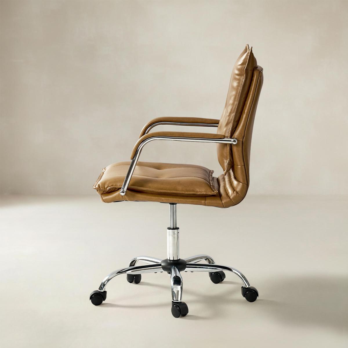 Doug Adjustable Swivel Office Chair with Padded Arms