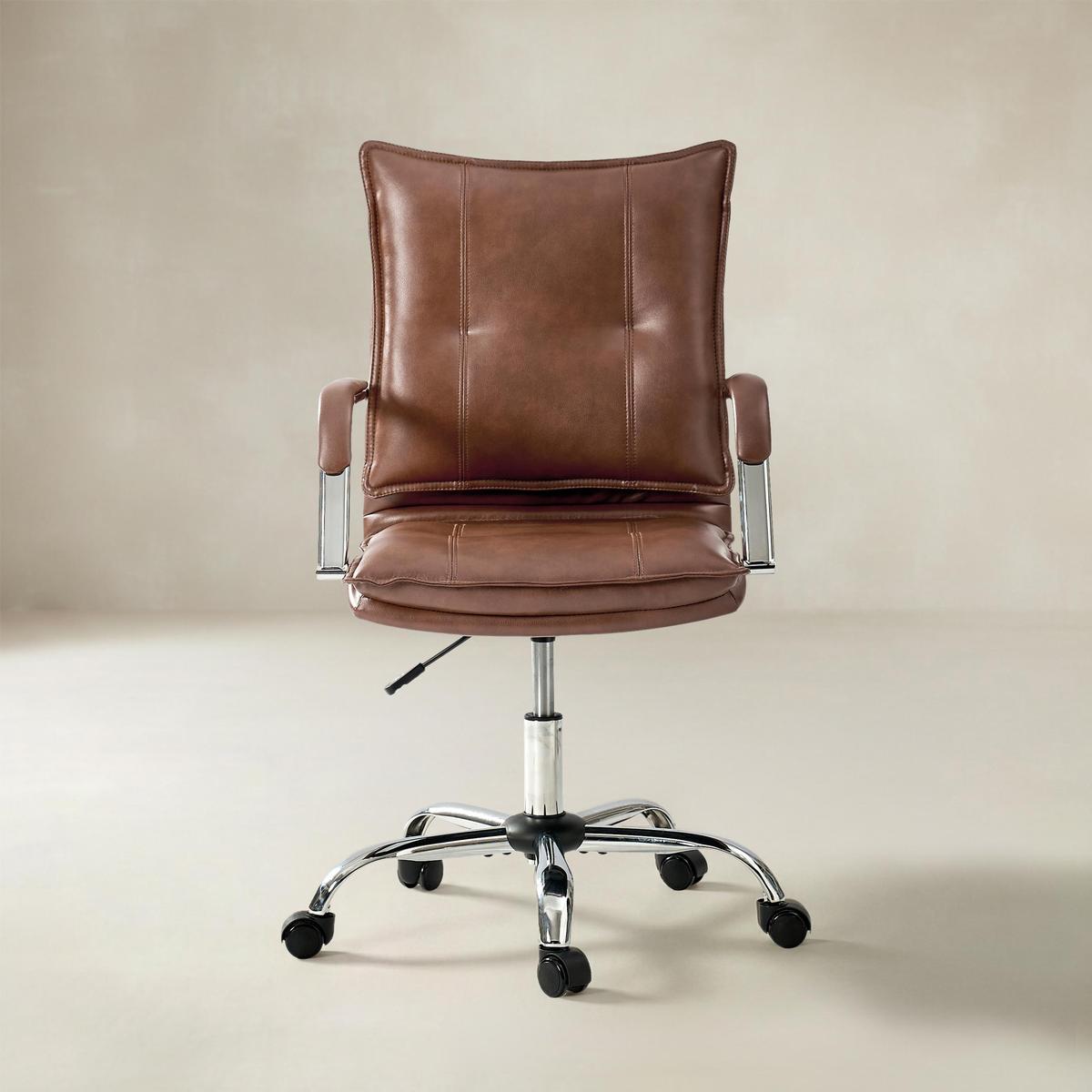 Doug Adjustable Swivel Office Chair with Padded Arms
