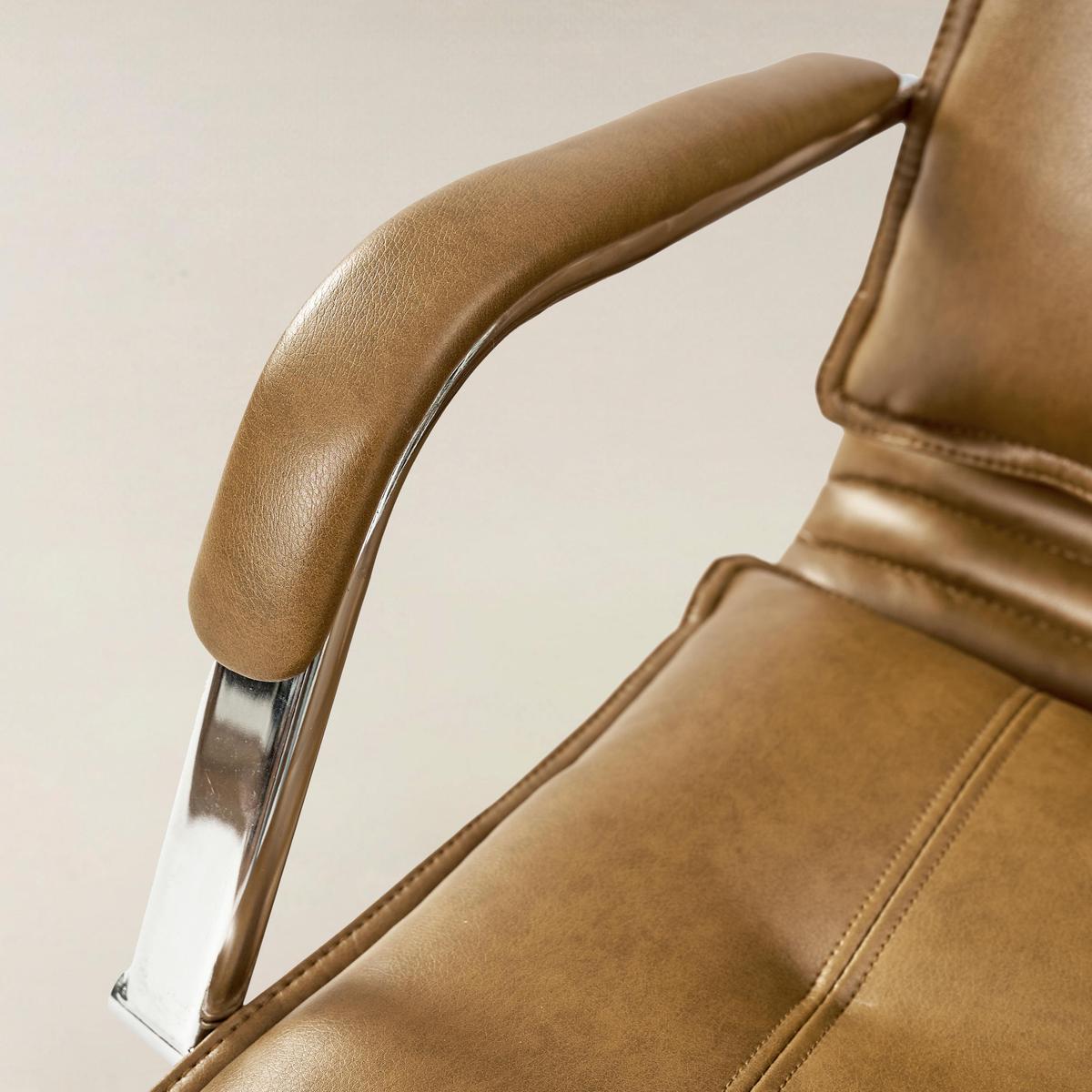 Doug Adjustable Swivel Office Chair with Padded Arms