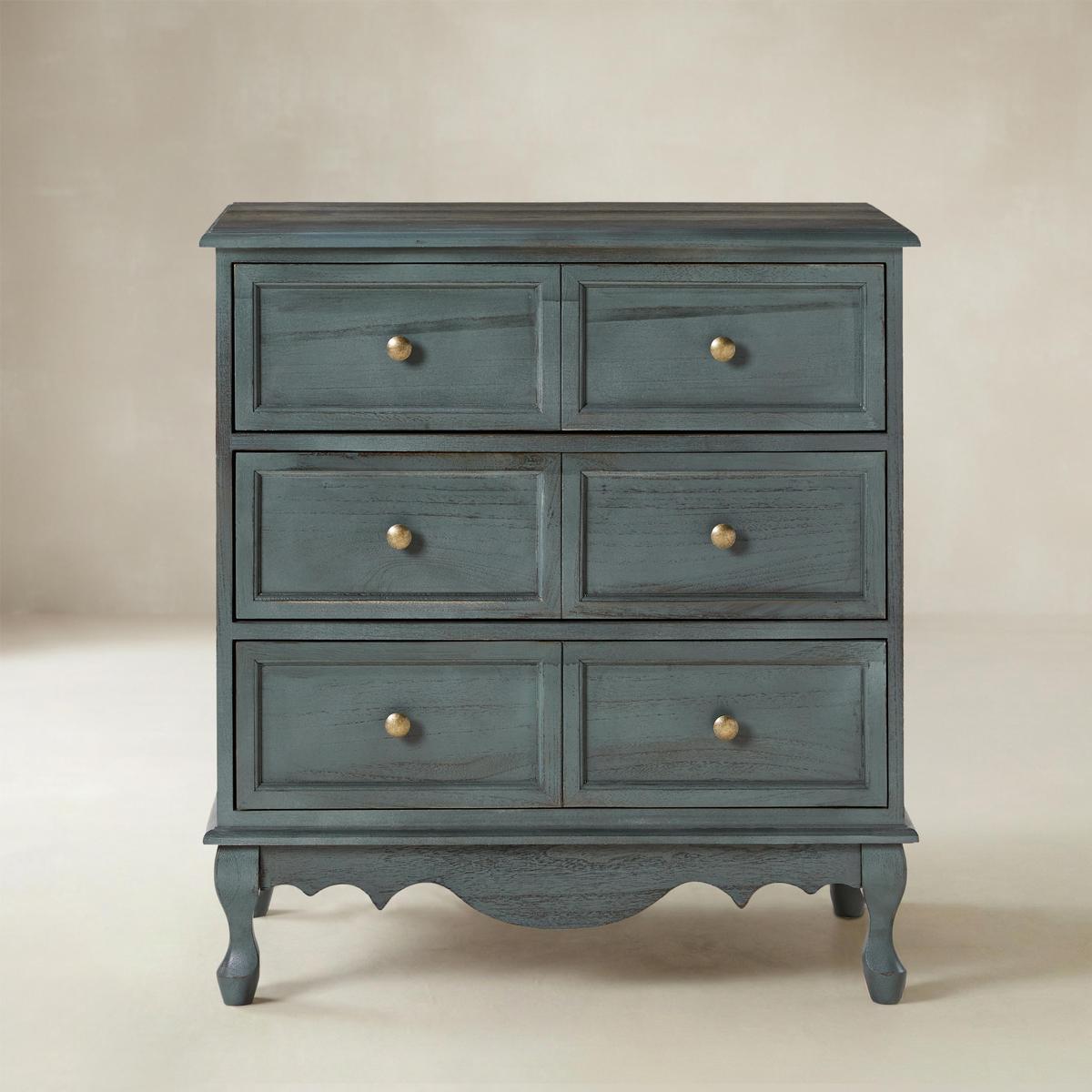 Galatea 3-Drawer Bedside Table with Charging Station