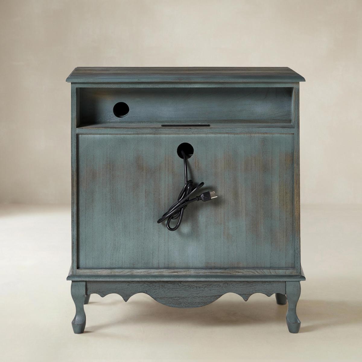 Galatea 3-Drawer Bedside Table with Charging Station