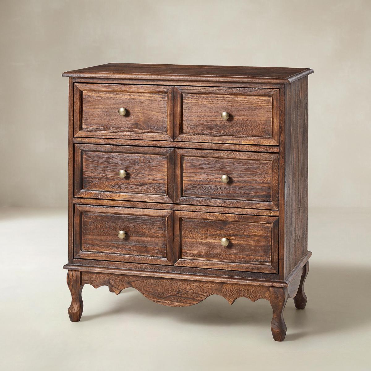 Galatea 3-Drawer Bedside Table with Charging Station