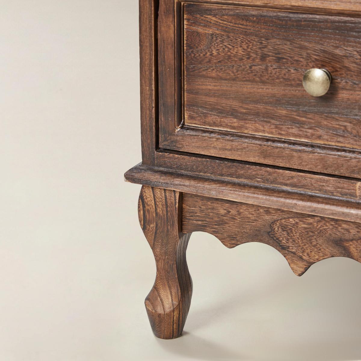 Galatea 3-Drawer Bedside Table with Charging Station