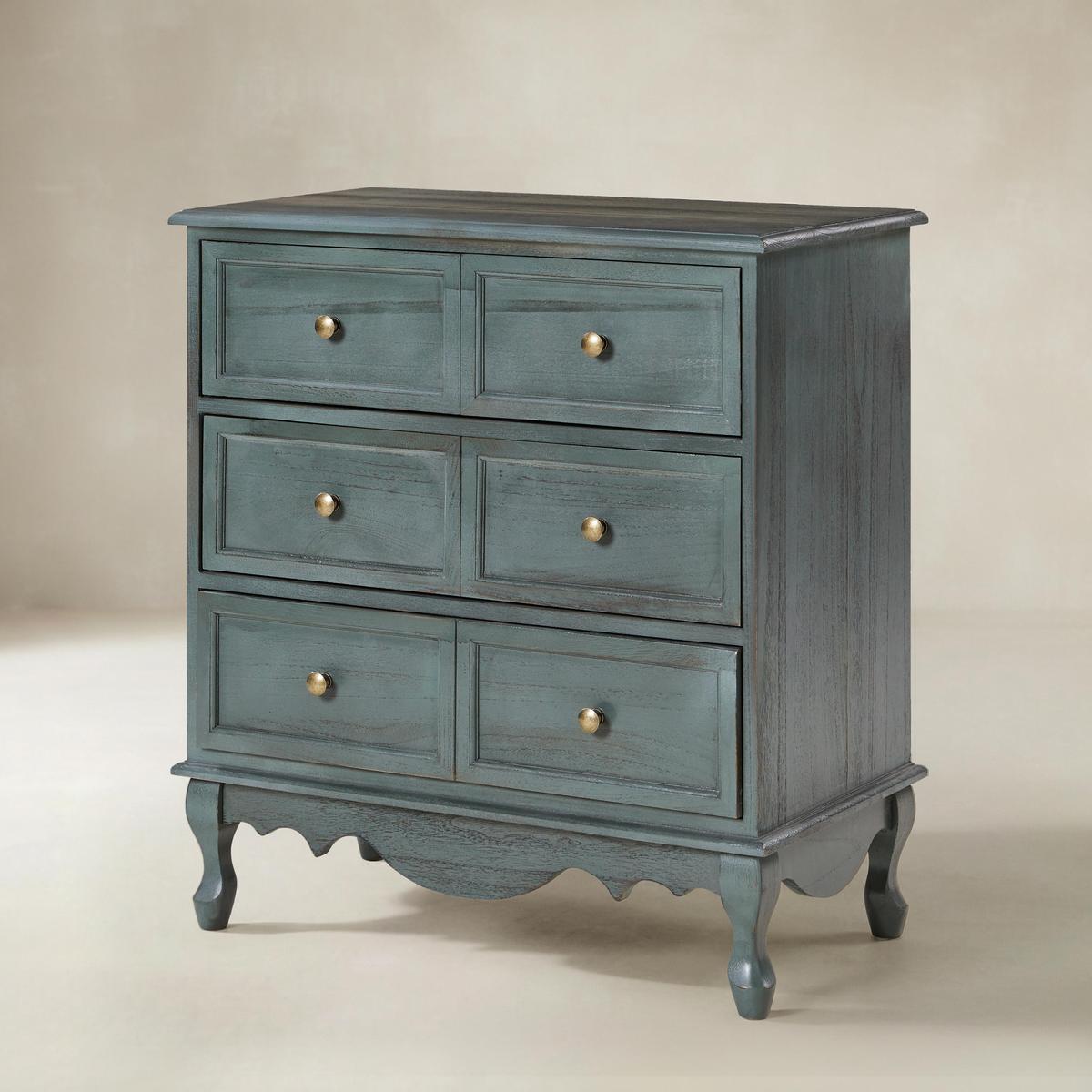 Galatea 3-Drawer Bedside Table with Charging Station