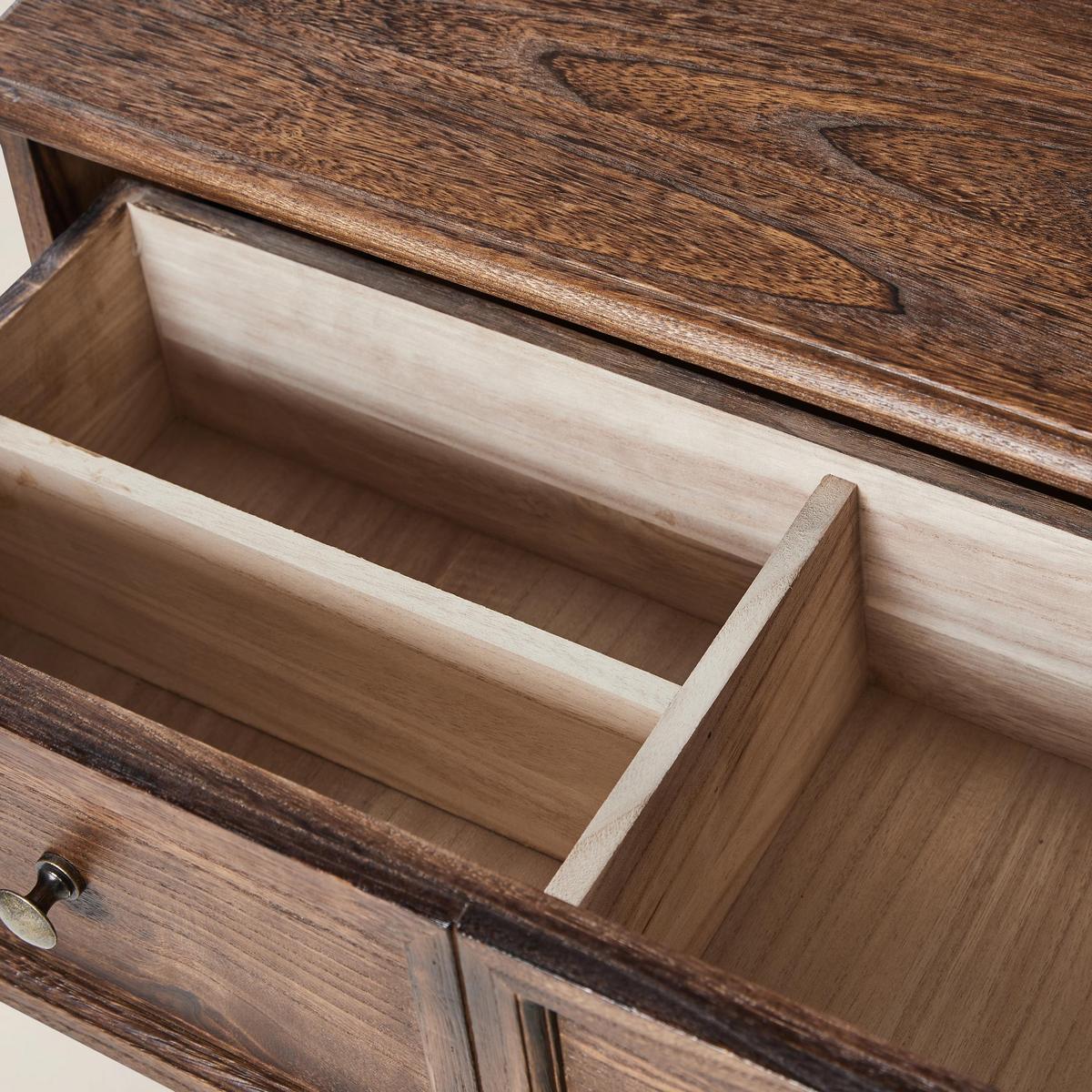 Galatea 3-Drawer Bedside Table with Charging Station