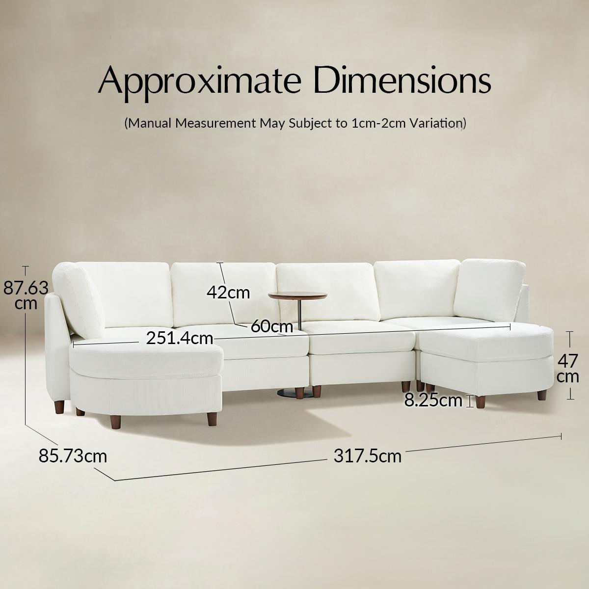 Gabriella Modular Sectional Sofa with Storage