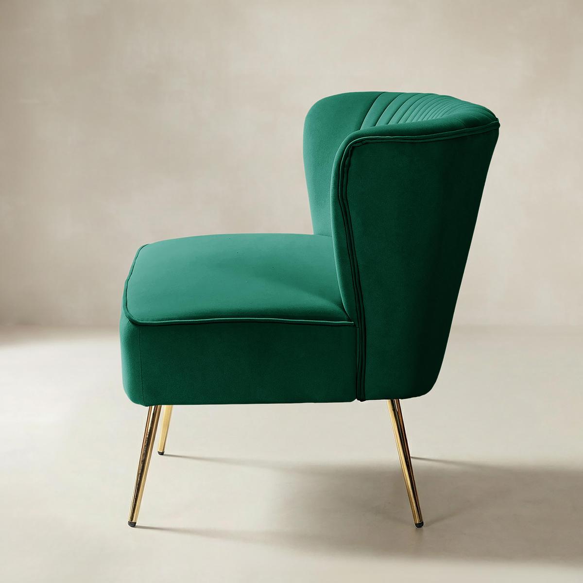 Bariana Velvet Mid-Century Modern Upholstered Loveseat