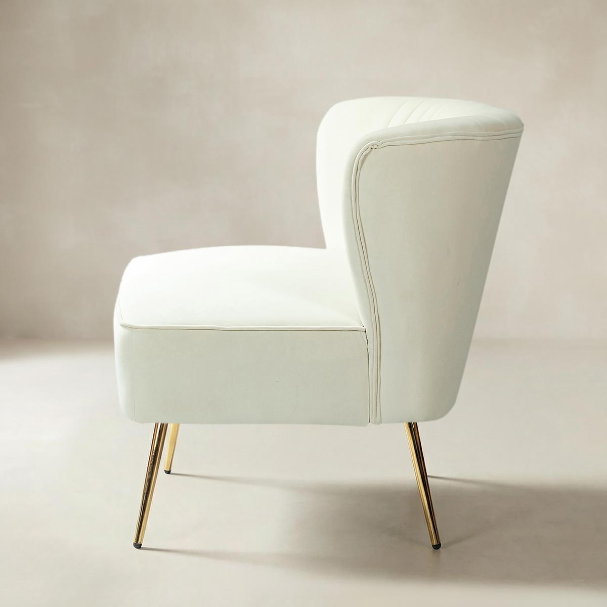 Velvet Mid-Century Modern Upholstered Loveseat