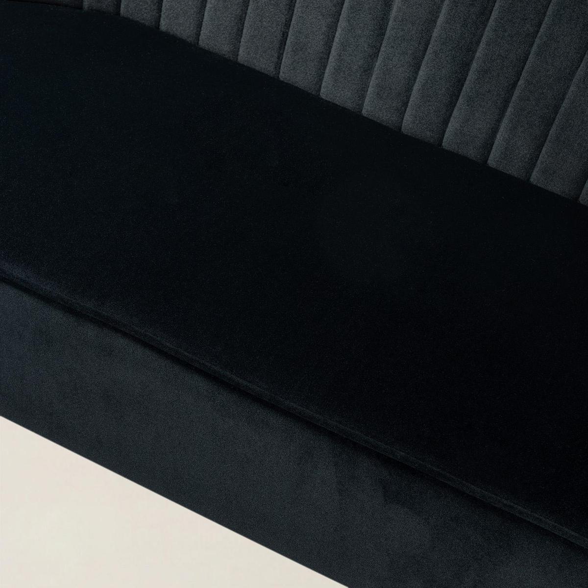 Velvet Mid-Century Modern Upholstered Loveseat