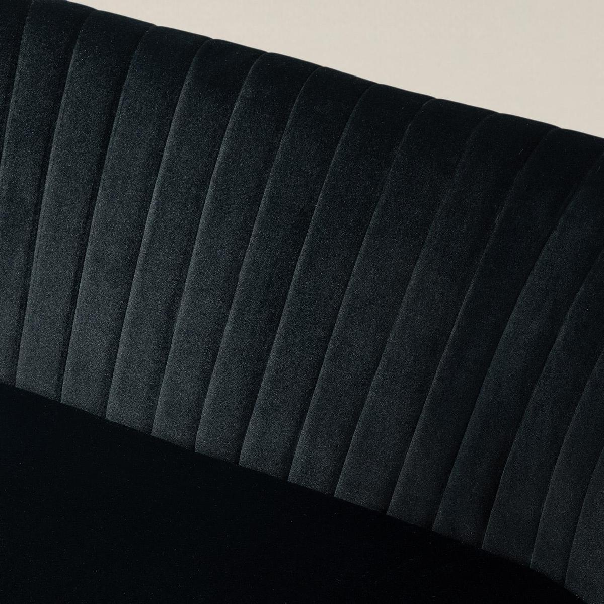 Velvet Mid-Century Modern Upholstered Loveseat