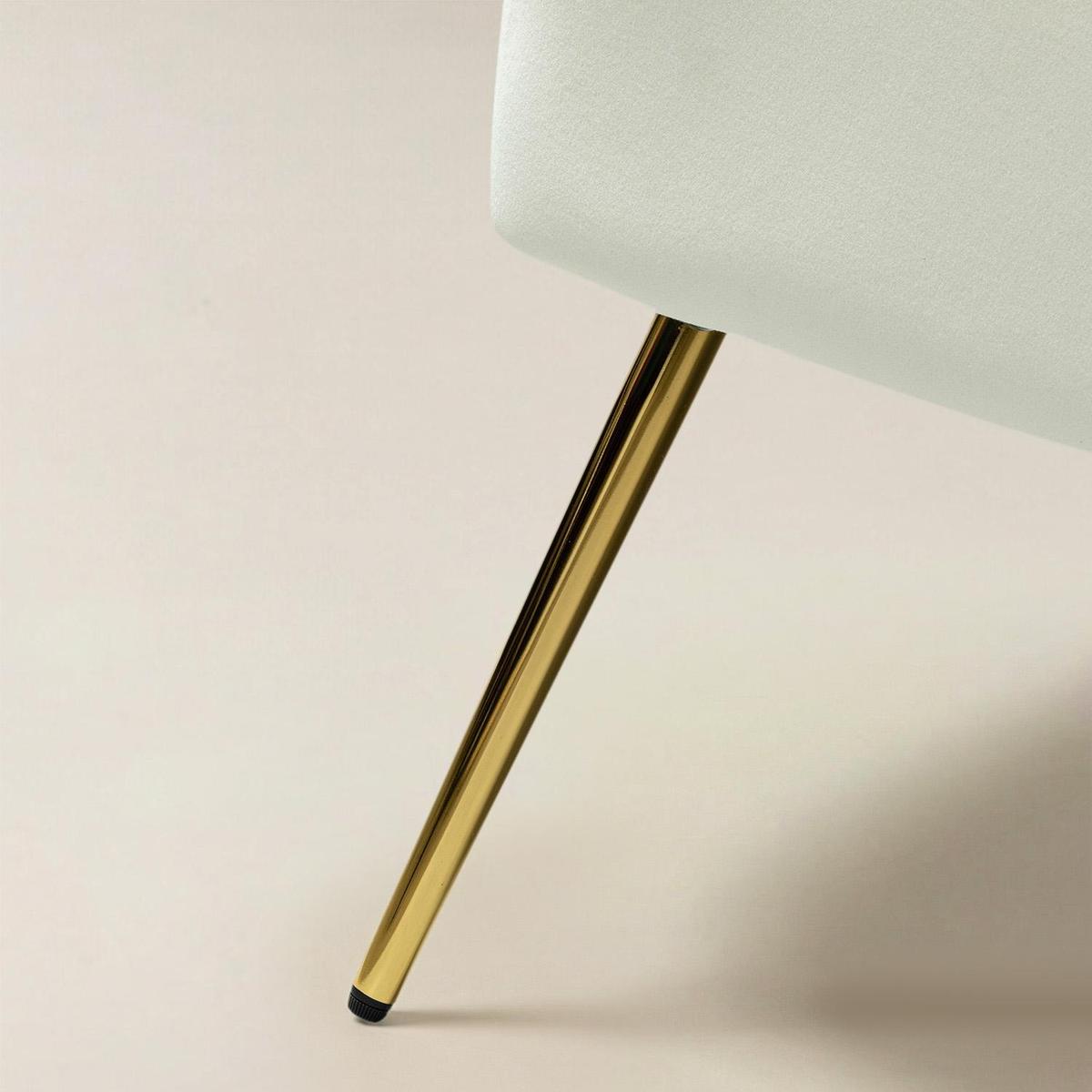 Bariana Velvet Mid-Century Modern Upholstered Loveseat