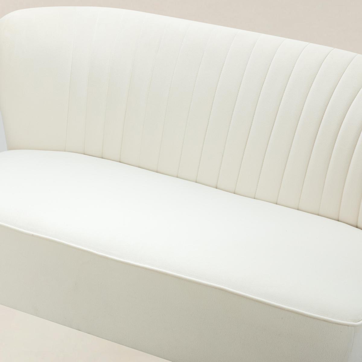 Ainhoa Velvet Mid-Century Modern Upholstered Loveseat with Hairpin Legs