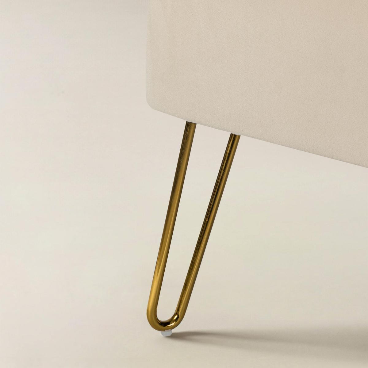 Ainhoa Velvet Mid-Century Modern Upholstered Loveseat with Hairpin Legs