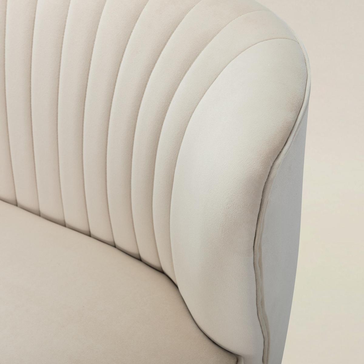 Ainhoa Velvet Mid-Century Modern Upholstered Loveseat with Hairpin Legs