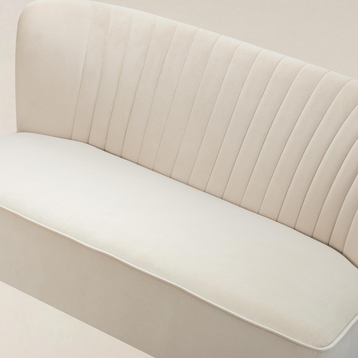 Ainhoa Velvet Mid-Century Modern Upholstered Loveseat with Hairpin Legs